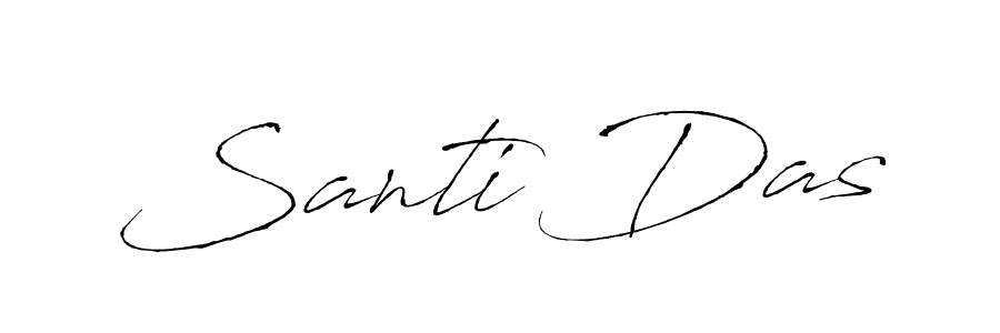 Use a signature maker to create a handwritten signature online. With this signature software, you can design (Antro_Vectra) your own signature for name Santi Das. Santi Das signature style 6 images and pictures png