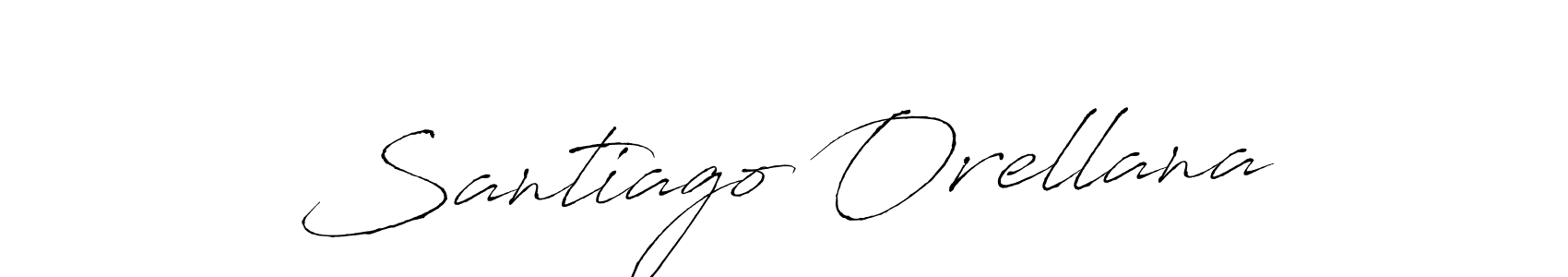 Make a short Santiago Orellana signature style. Manage your documents anywhere anytime using Antro_Vectra. Create and add eSignatures, submit forms, share and send files easily. Santiago Orellana signature style 6 images and pictures png