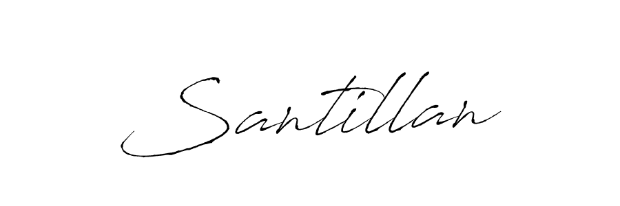 Make a beautiful signature design for name Santillan. Use this online signature maker to create a handwritten signature for free. Santillan signature style 6 images and pictures png