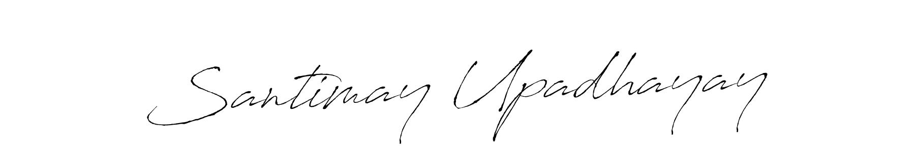 Similarly Antro_Vectra is the best handwritten signature design. Signature creator online .You can use it as an online autograph creator for name Santimay Upadhayay. Santimay Upadhayay signature style 6 images and pictures png