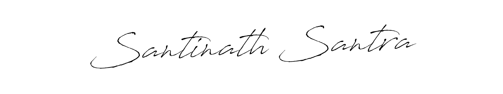 Use a signature maker to create a handwritten signature online. With this signature software, you can design (Antro_Vectra) your own signature for name Santinath Santra. Santinath Santra signature style 6 images and pictures png