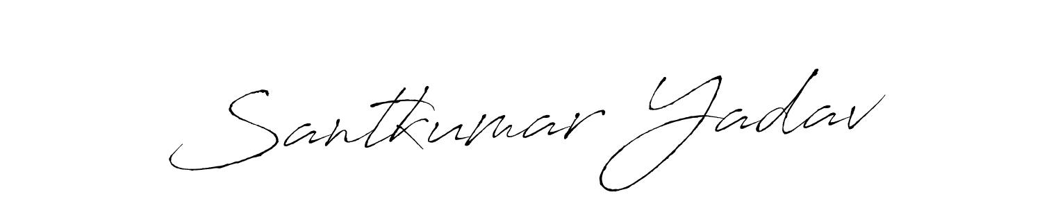 You can use this online signature creator to create a handwritten signature for the name Santkumar Yadav. This is the best online autograph maker. Santkumar Yadav signature style 6 images and pictures png