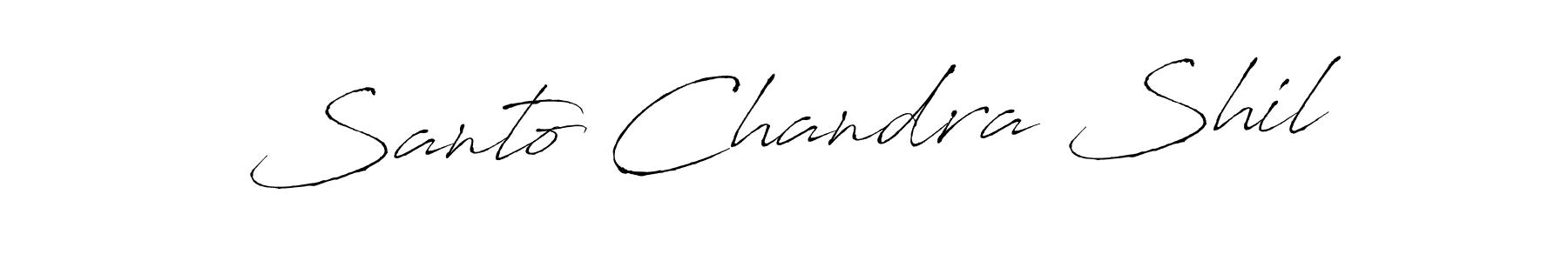 Also we have Santo Chandra Shil name is the best signature style. Create professional handwritten signature collection using Antro_Vectra autograph style. Santo Chandra Shil signature style 6 images and pictures png