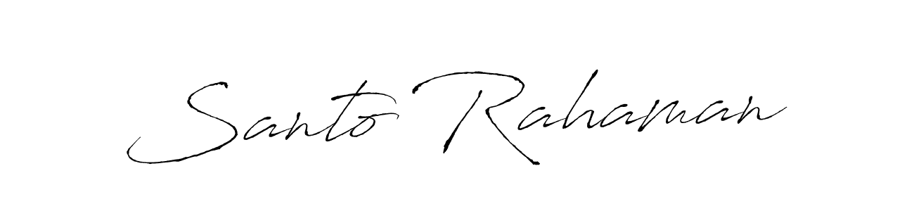 Once you've used our free online signature maker to create your best signature Antro_Vectra style, it's time to enjoy all of the benefits that Santo Rahaman name signing documents. Santo Rahaman signature style 6 images and pictures png