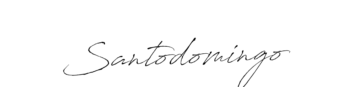 Santodomingo stylish signature style. Best Handwritten Sign (Antro_Vectra) for my name. Handwritten Signature Collection Ideas for my name Santodomingo. Santodomingo signature style 6 images and pictures png