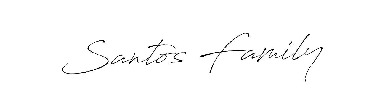 Make a beautiful signature design for name Santos Family. Use this online signature maker to create a handwritten signature for free. Santos Family signature style 6 images and pictures png