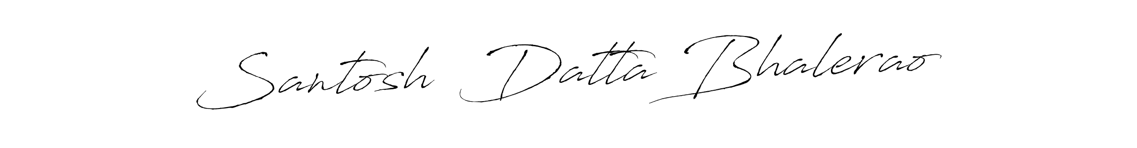 How to make Santosh  Datta Bhalerao signature? Antro_Vectra is a professional autograph style. Create handwritten signature for Santosh  Datta Bhalerao name. Santosh  Datta Bhalerao signature style 6 images and pictures png