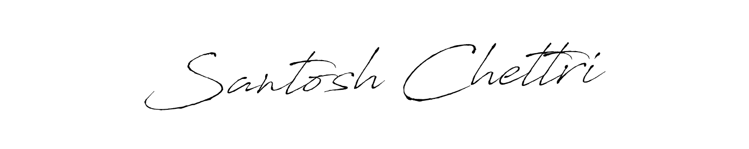 Make a beautiful signature design for name Santosh Chettri. Use this online signature maker to create a handwritten signature for free. Santosh Chettri signature style 6 images and pictures png