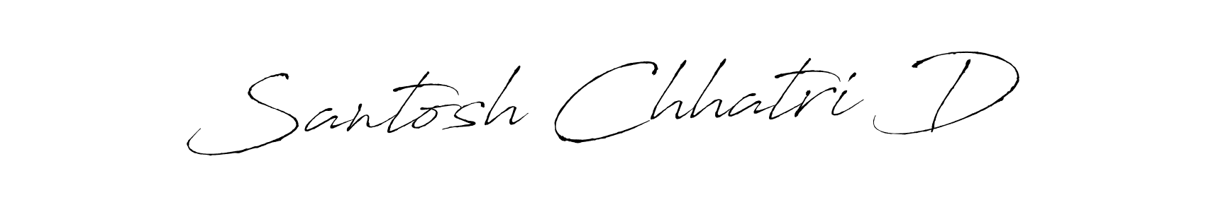 Make a beautiful signature design for name Santosh Chhatri D. With this signature (Antro_Vectra) style, you can create a handwritten signature for free. Santosh Chhatri D signature style 6 images and pictures png