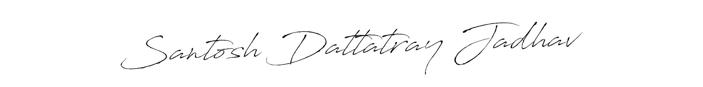 You should practise on your own different ways (Antro_Vectra) to write your name (Santosh Dattatray Jadhav) in signature. don't let someone else do it for you. Santosh Dattatray Jadhav signature style 6 images and pictures png