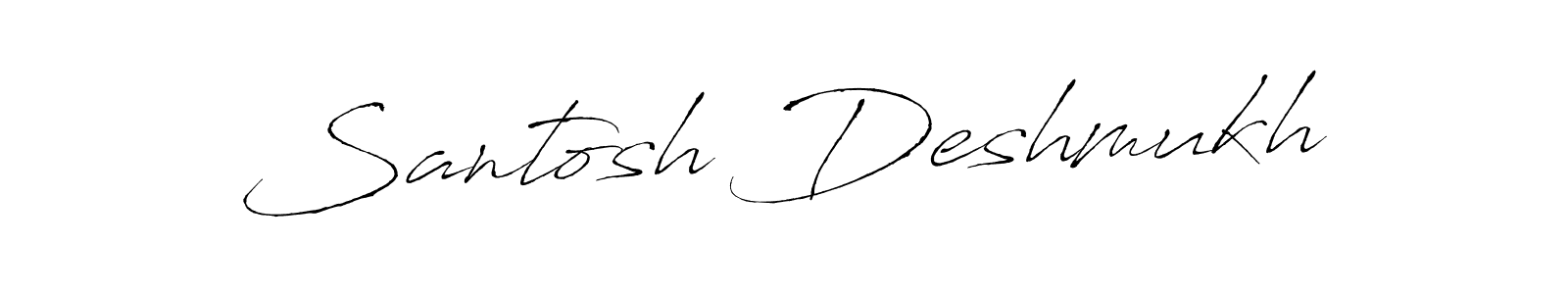 This is the best signature style for the Santosh Deshmukh name. Also you like these signature font (Antro_Vectra). Mix name signature. Santosh Deshmukh signature style 6 images and pictures png