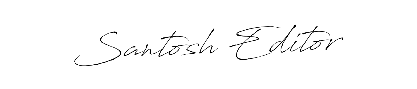 You can use this online signature creator to create a handwritten signature for the name Santosh Editor. This is the best online autograph maker. Santosh Editor signature style 6 images and pictures png