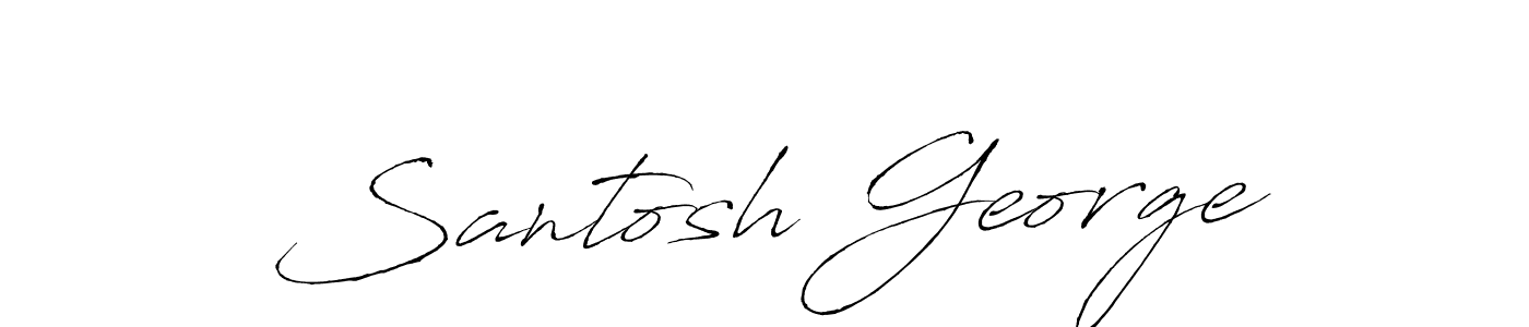 if you are searching for the best signature style for your name Santosh George. so please give up your signature search. here we have designed multiple signature styles  using Antro_Vectra. Santosh George signature style 6 images and pictures png
