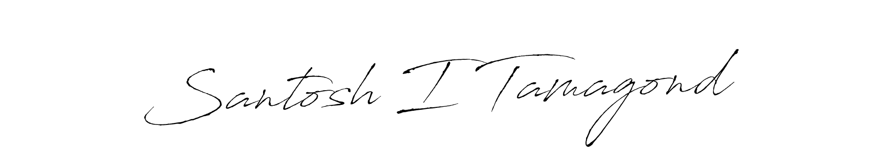 You should practise on your own different ways (Antro_Vectra) to write your name (Santosh I Tamagond) in signature. don't let someone else do it for you. Santosh I Tamagond signature style 6 images and pictures png