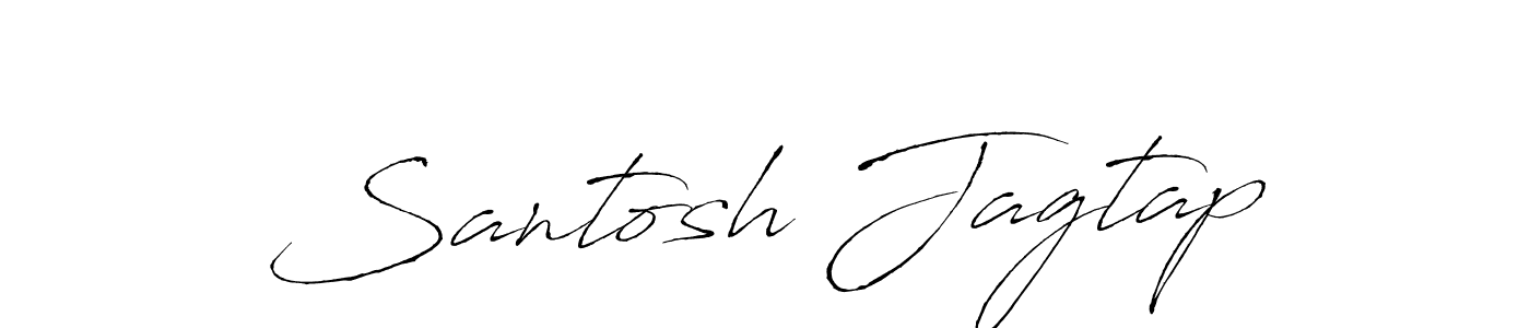 You should practise on your own different ways (Antro_Vectra) to write your name (Santosh Jagtap) in signature. don't let someone else do it for you. Santosh Jagtap signature style 6 images and pictures png
