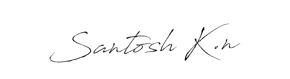 You should practise on your own different ways (Antro_Vectra) to write your name (Santosh K.n) in signature. don't let someone else do it for you. Santosh K.n signature style 6 images and pictures png