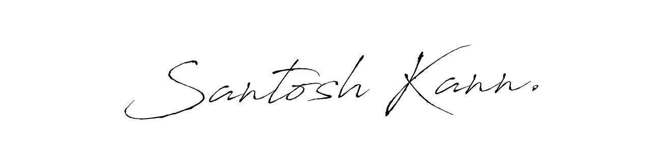 if you are searching for the best signature style for your name Santosh Kann.. so please give up your signature search. here we have designed multiple signature styles  using Antro_Vectra. Santosh Kann. signature style 6 images and pictures png