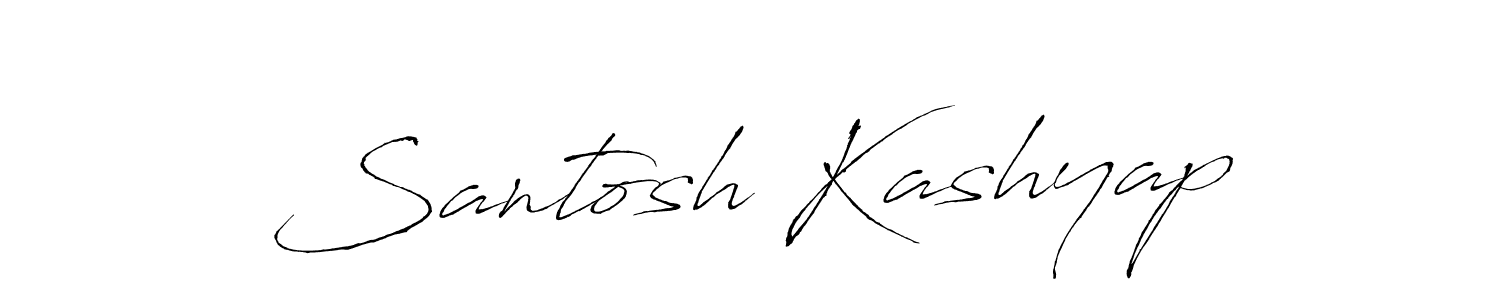 Also we have Santosh Kashyap name is the best signature style. Create professional handwritten signature collection using Antro_Vectra autograph style. Santosh Kashyap signature style 6 images and pictures png