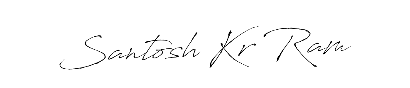 See photos of Santosh Kr Ram official signature by Spectra . Check more albums & portfolios. Read reviews & check more about Antro_Vectra font. Santosh Kr Ram signature style 6 images and pictures png