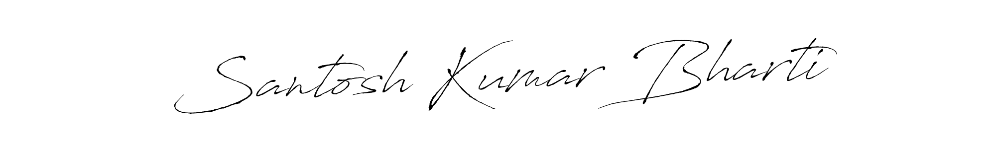 Similarly Antro_Vectra is the best handwritten signature design. Signature creator online .You can use it as an online autograph creator for name Santosh Kumar Bharti. Santosh Kumar Bharti signature style 6 images and pictures png