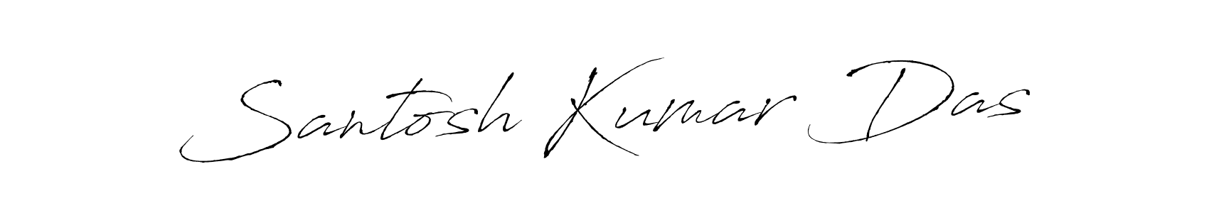 How to make Santosh Kumar Das name signature. Use Antro_Vectra style for creating short signs online. This is the latest handwritten sign. Santosh Kumar Das signature style 6 images and pictures png