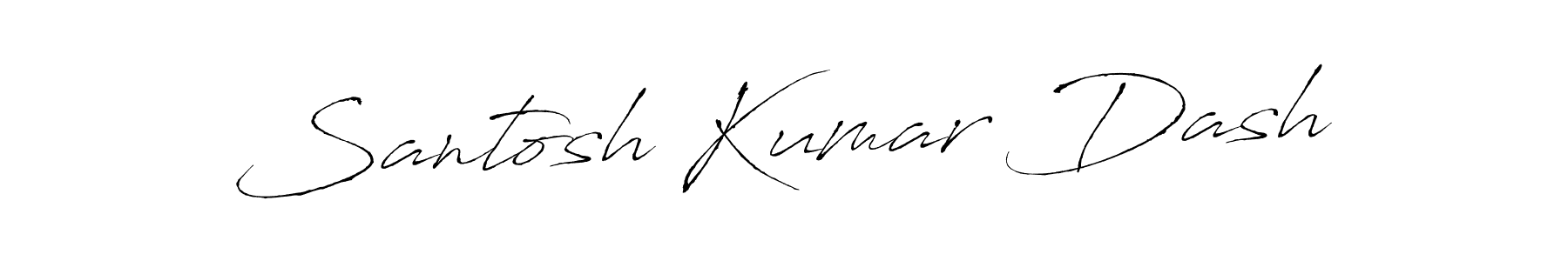 Design your own signature with our free online signature maker. With this signature software, you can create a handwritten (Antro_Vectra) signature for name Santosh Kumar Dash. Santosh Kumar Dash signature style 6 images and pictures png