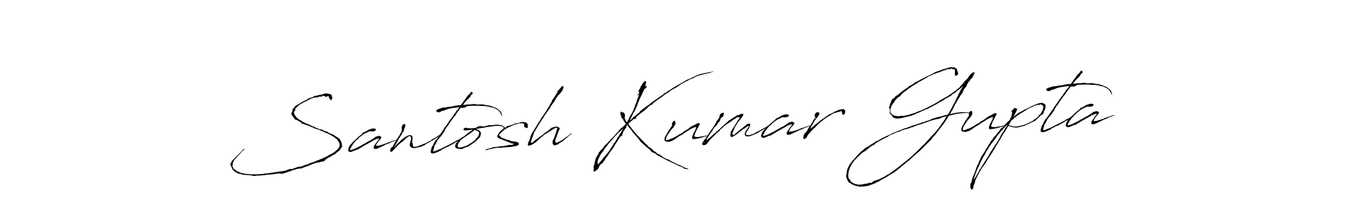 It looks lik you need a new signature style for name Santosh Kumar Gupta. Design unique handwritten (Antro_Vectra) signature with our free signature maker in just a few clicks. Santosh Kumar Gupta signature style 6 images and pictures png