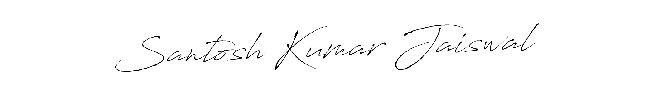 You should practise on your own different ways (Antro_Vectra) to write your name (Santosh Kumar Jaiswal) in signature. don't let someone else do it for you. Santosh Kumar Jaiswal signature style 6 images and pictures png