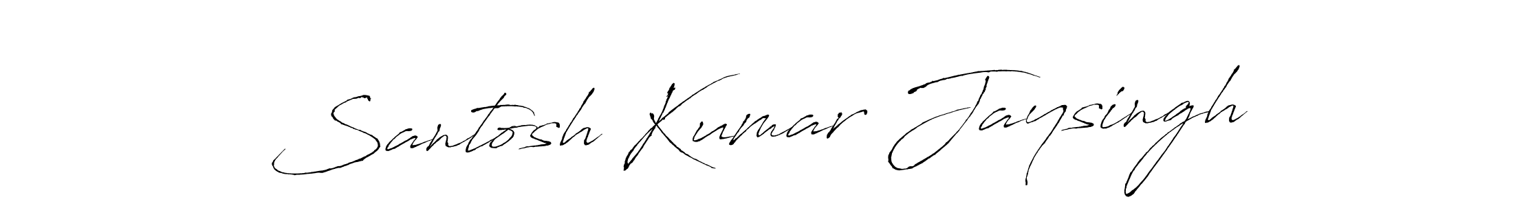 You should practise on your own different ways (Antro_Vectra) to write your name (Santosh Kumar Jaysingh) in signature. don't let someone else do it for you. Santosh Kumar Jaysingh signature style 6 images and pictures png