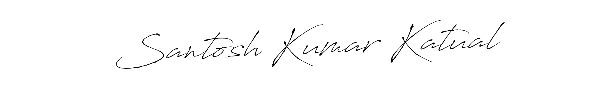 Make a beautiful signature design for name Santosh Kumar Katual. Use this online signature maker to create a handwritten signature for free. Santosh Kumar Katual signature style 6 images and pictures png