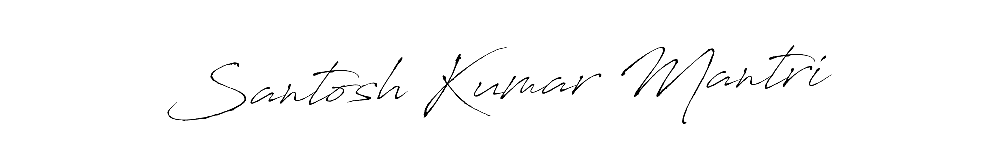 Also we have Santosh Kumar Mantri name is the best signature style. Create professional handwritten signature collection using Antro_Vectra autograph style. Santosh Kumar Mantri signature style 6 images and pictures png