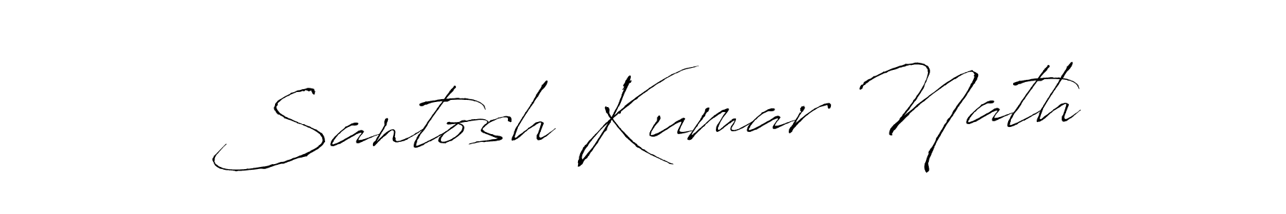 Make a beautiful signature design for name Santosh Kumar Nath. Use this online signature maker to create a handwritten signature for free. Santosh Kumar Nath signature style 6 images and pictures png
