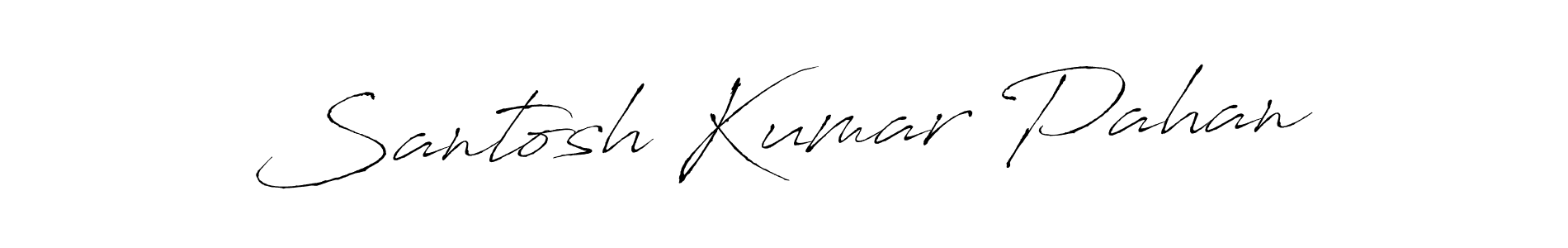 Santosh Kumar Pahan stylish signature style. Best Handwritten Sign (Antro_Vectra) for my name. Handwritten Signature Collection Ideas for my name Santosh Kumar Pahan. Santosh Kumar Pahan signature style 6 images and pictures png