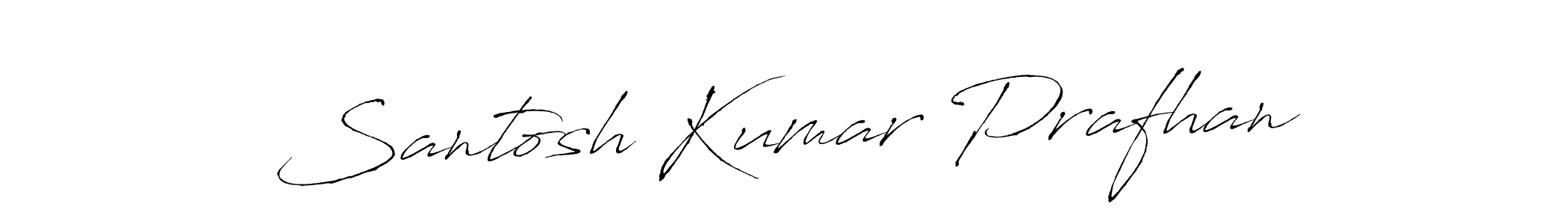 Antro_Vectra is a professional signature style that is perfect for those who want to add a touch of class to their signature. It is also a great choice for those who want to make their signature more unique. Get Santosh Kumar Prafhan name to fancy signature for free. Santosh Kumar Prafhan signature style 6 images and pictures png