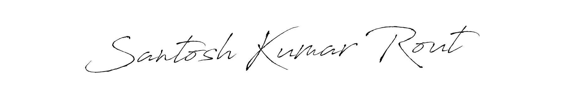 Santosh Kumar Rout stylish signature style. Best Handwritten Sign (Antro_Vectra) for my name. Handwritten Signature Collection Ideas for my name Santosh Kumar Rout. Santosh Kumar Rout signature style 6 images and pictures png