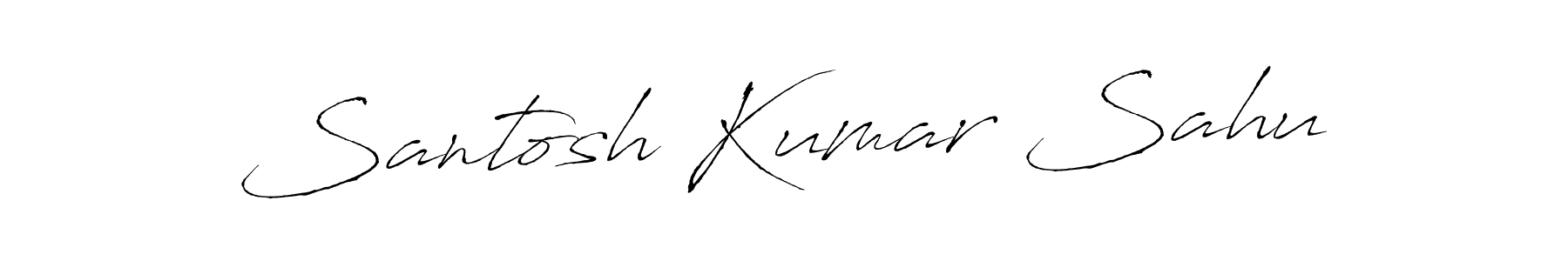 Santosh Kumar Sahu stylish signature style. Best Handwritten Sign (Antro_Vectra) for my name. Handwritten Signature Collection Ideas for my name Santosh Kumar Sahu. Santosh Kumar Sahu signature style 6 images and pictures png