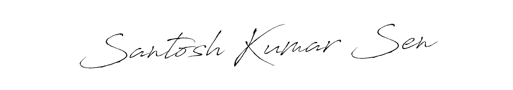 Make a beautiful signature design for name Santosh Kumar Sen. Use this online signature maker to create a handwritten signature for free. Santosh Kumar Sen signature style 6 images and pictures png