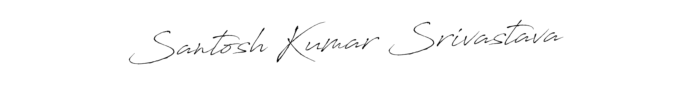 Use a signature maker to create a handwritten signature online. With this signature software, you can design (Antro_Vectra) your own signature for name Santosh Kumar Srivastava. Santosh Kumar Srivastava signature style 6 images and pictures png