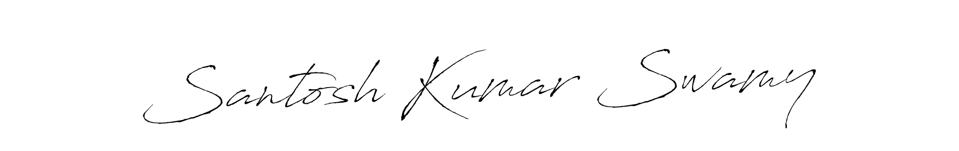 Santosh Kumar Swamy stylish signature style. Best Handwritten Sign (Antro_Vectra) for my name. Handwritten Signature Collection Ideas for my name Santosh Kumar Swamy. Santosh Kumar Swamy signature style 6 images and pictures png