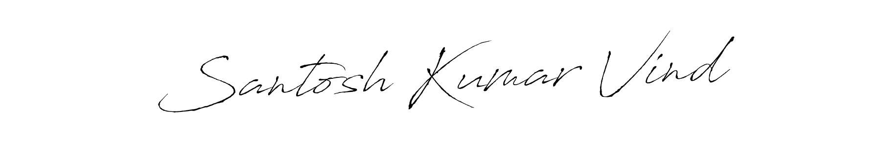 You should practise on your own different ways (Antro_Vectra) to write your name (Santosh Kumar Vind) in signature. don't let someone else do it for you. Santosh Kumar Vind signature style 6 images and pictures png