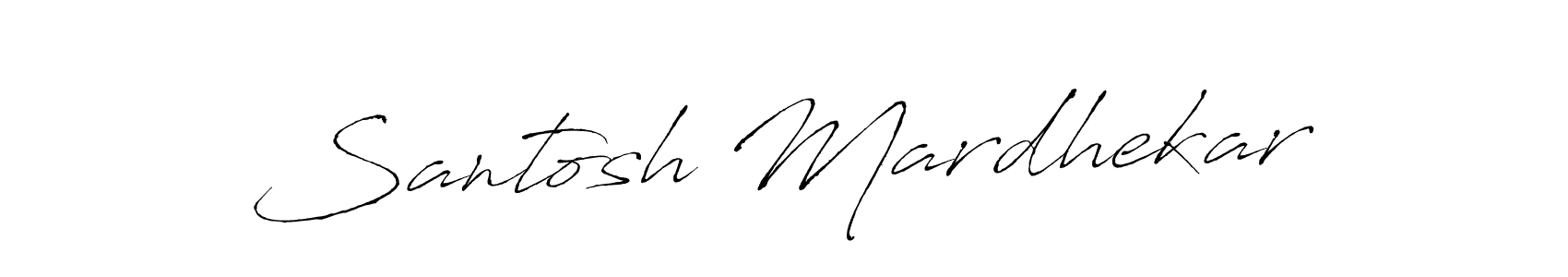 Use a signature maker to create a handwritten signature online. With this signature software, you can design (Antro_Vectra) your own signature for name Santosh Mardhekar. Santosh Mardhekar signature style 6 images and pictures png