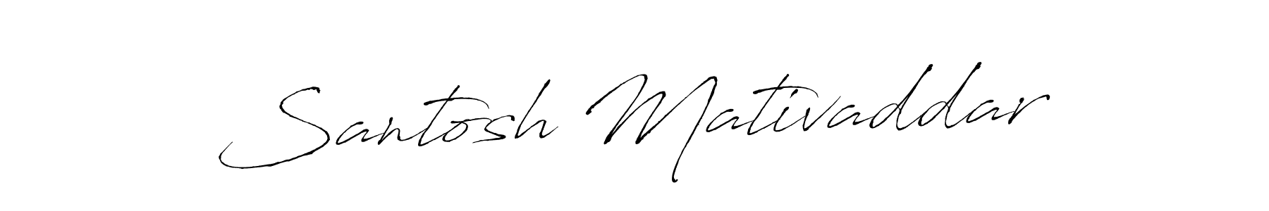 Design your own signature with our free online signature maker. With this signature software, you can create a handwritten (Antro_Vectra) signature for name Santosh Mativaddar. Santosh Mativaddar signature style 6 images and pictures png