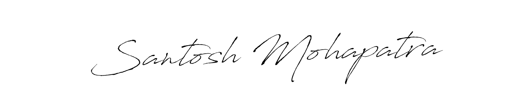 Santosh Mohapatra stylish signature style. Best Handwritten Sign (Antro_Vectra) for my name. Handwritten Signature Collection Ideas for my name Santosh Mohapatra. Santosh Mohapatra signature style 6 images and pictures png