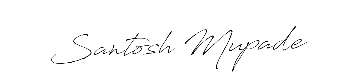 Make a beautiful signature design for name Santosh Mupade. Use this online signature maker to create a handwritten signature for free. Santosh Mupade signature style 6 images and pictures png