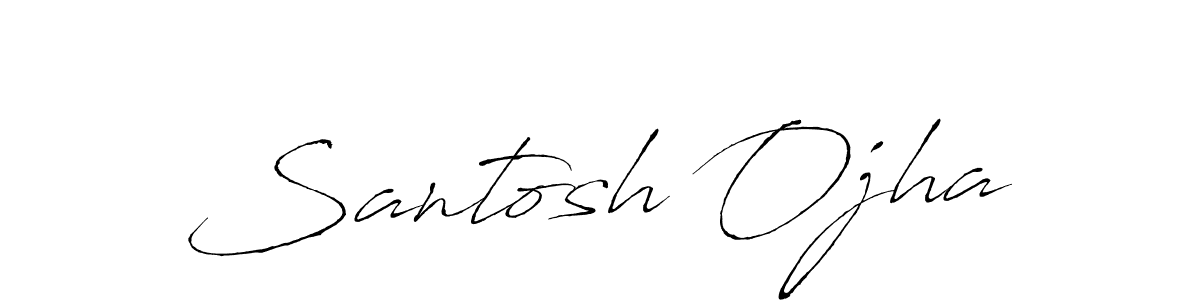 Also we have Santosh Ojha name is the best signature style. Create professional handwritten signature collection using Antro_Vectra autograph style. Santosh Ojha signature style 6 images and pictures png