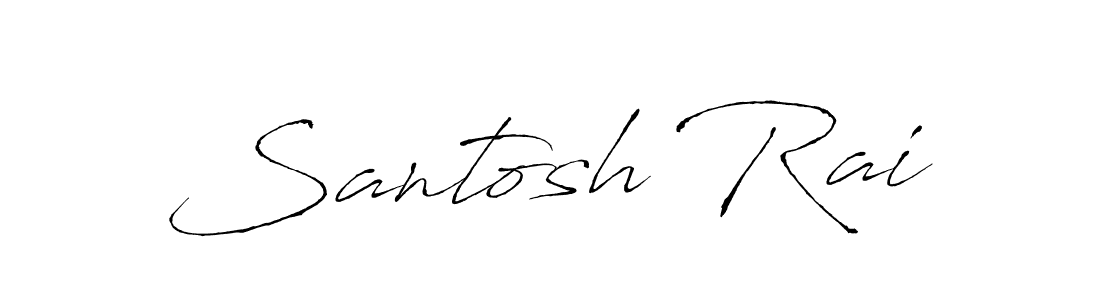 if you are searching for the best signature style for your name Santosh Rai. so please give up your signature search. here we have designed multiple signature styles  using Antro_Vectra. Santosh Rai signature style 6 images and pictures png