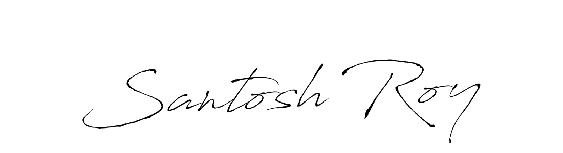 Santosh Roy stylish signature style. Best Handwritten Sign (Antro_Vectra) for my name. Handwritten Signature Collection Ideas for my name Santosh Roy. Santosh Roy signature style 6 images and pictures png