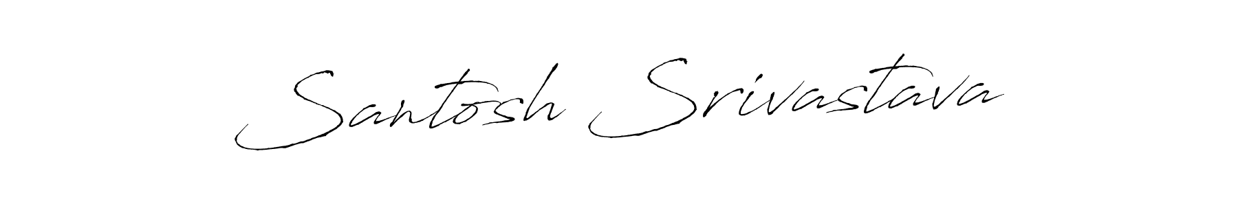 Design your own signature with our free online signature maker. With this signature software, you can create a handwritten (Antro_Vectra) signature for name Santosh Srivastava. Santosh Srivastava signature style 6 images and pictures png