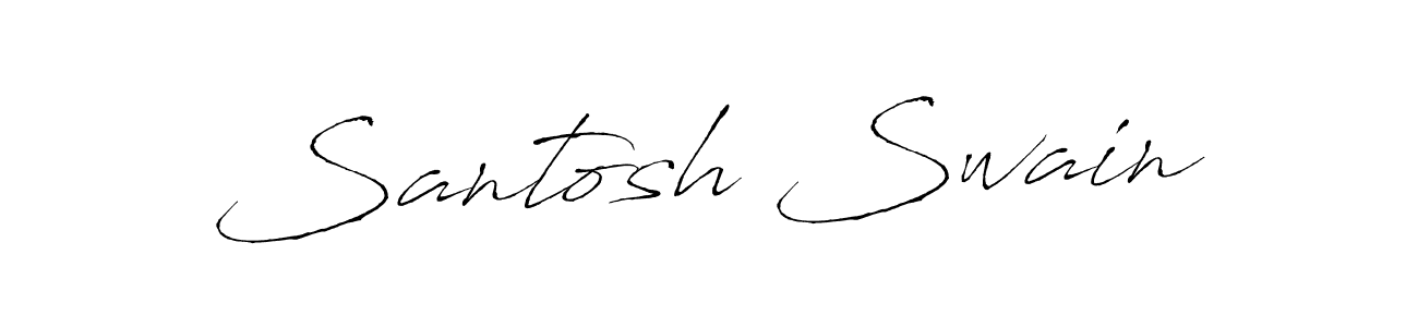 Similarly Antro_Vectra is the best handwritten signature design. Signature creator online .You can use it as an online autograph creator for name Santosh Swain. Santosh Swain signature style 6 images and pictures png