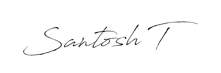 See photos of Santosh T official signature by Spectra . Check more albums & portfolios. Read reviews & check more about Antro_Vectra font. Santosh T signature style 6 images and pictures png